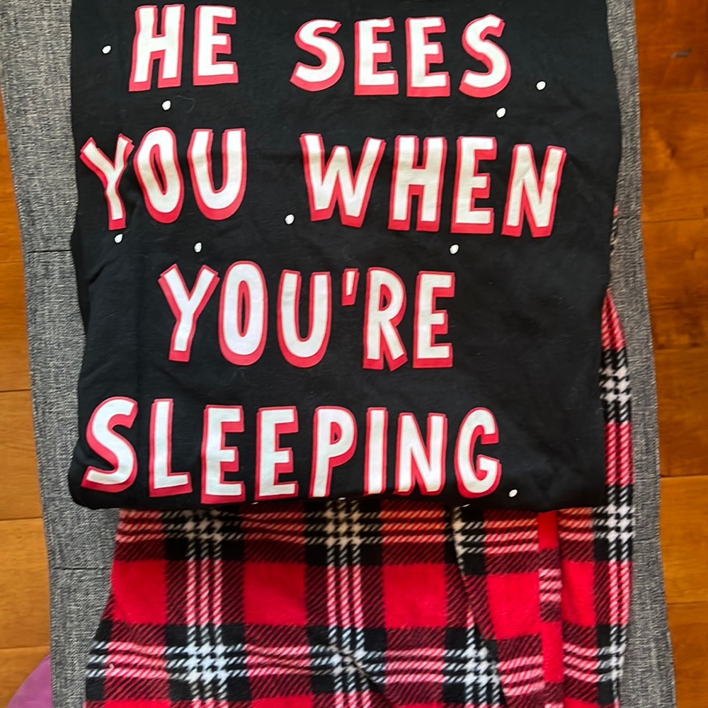 Men’s large Christmas pajama set